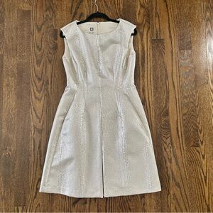 Anne Klein Shimmering Ivory Silver Dress Sz. 8
Holiday, Party, Festive, New Year